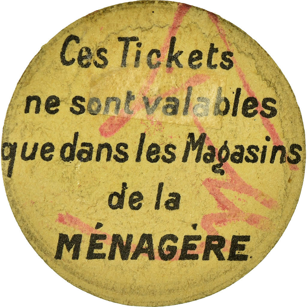 Coin, France, La Ménagère, Grenoble, 10 Centimes, AU(55-58), Cardboard