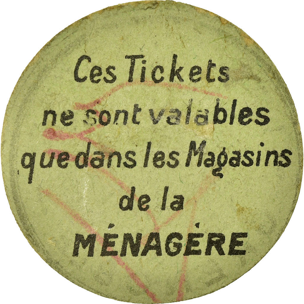 Coin, France, La Ménagère, Grenoble, 25 Centimes, AU(55-58), Cardboard