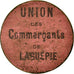 Coin, France, Union des Commerçants, Laguépie, 10 Centimes, EF(40-45)