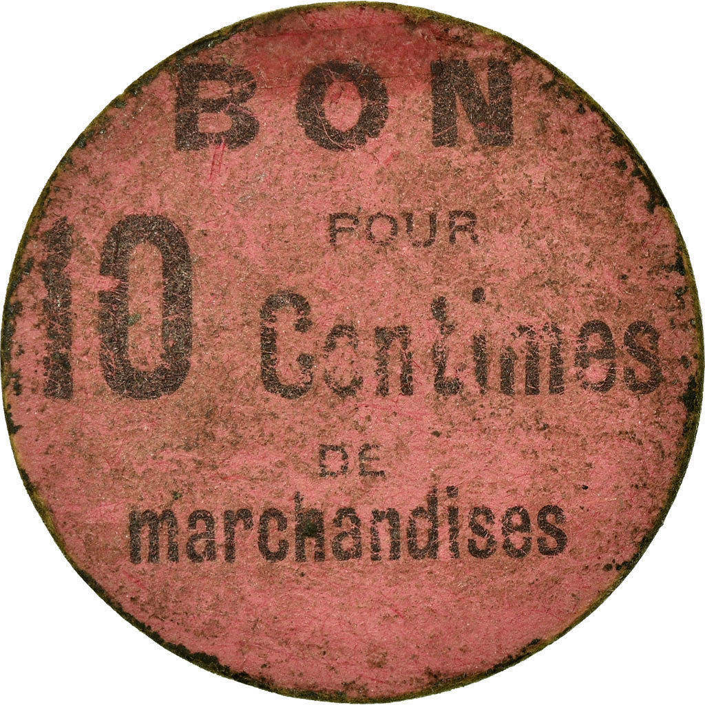 Coin, France, Union des Commerçants, Laguépie, 10 Centimes, EF(40-45)