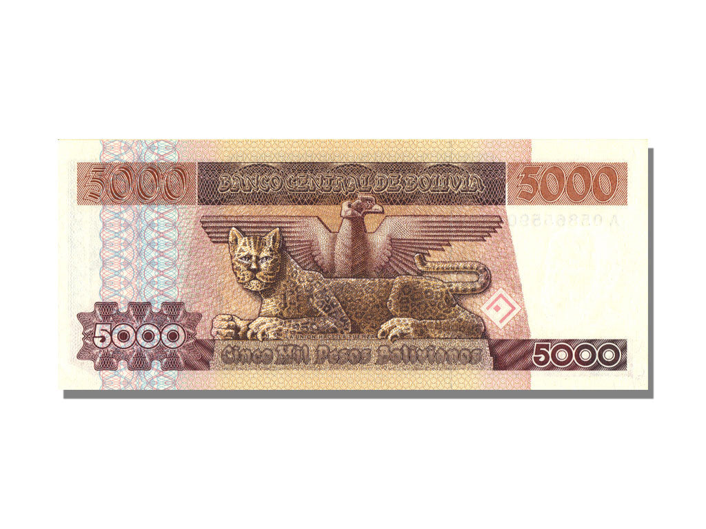 Billete, 5000 Pesos Bolivianos, 1984, Bolivia, KM:168a, 1984-02-10, UNC
