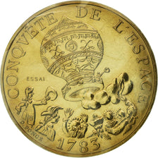 Coin, France, Conquête de l'espace, 10 Francs, 1983, Paris, ESSAI, MS(65-70)
