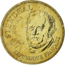 Coin, France, Stendhal, 10 Francs, 1983, Paris, ESSAI, MS(65-70), Nickel-Bronze