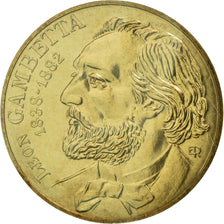 Coin, France, Gambetta, 10 Francs, 1982, ESSAI, MS(65-70), Copper-nickel