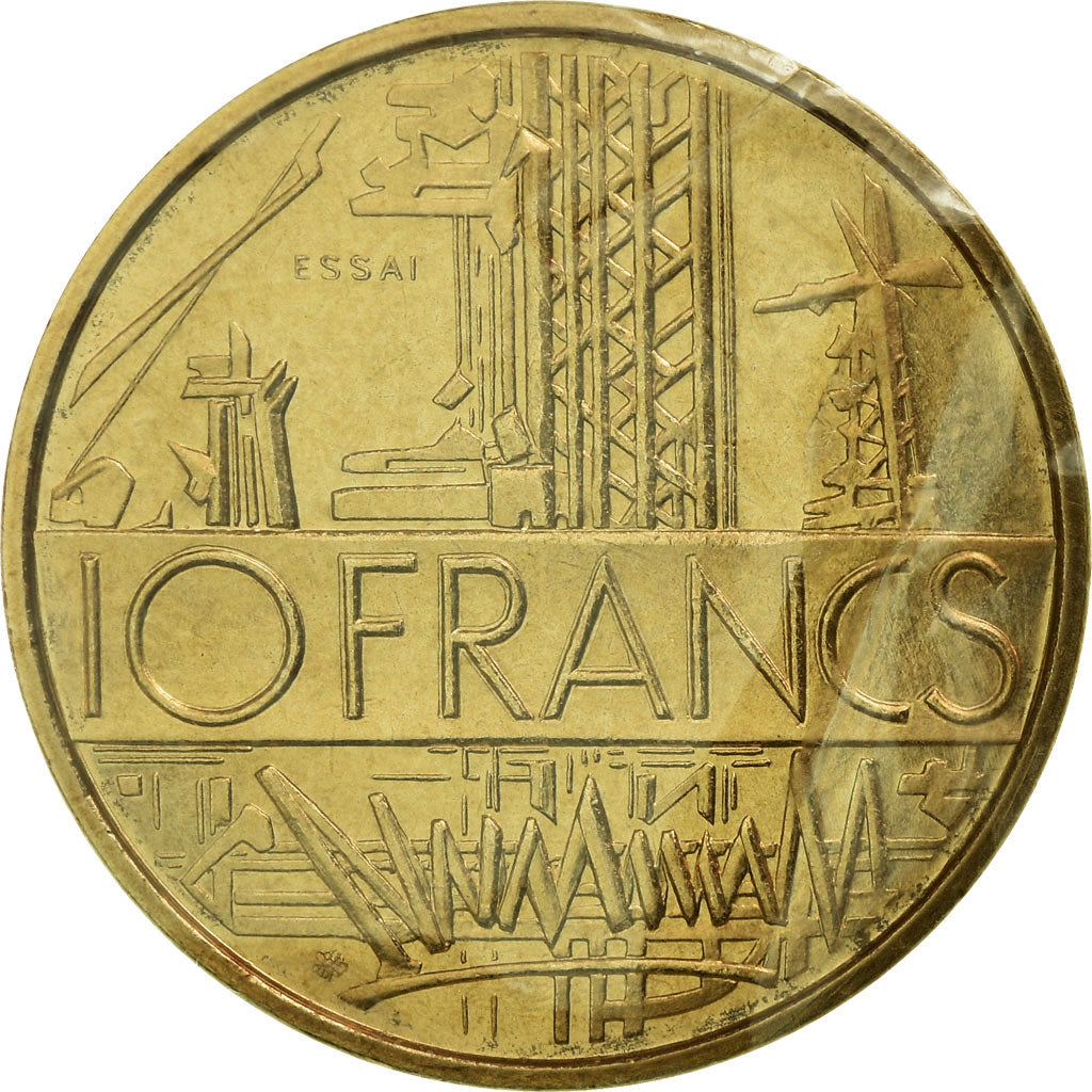 Moneta, Francia, Mathieu, 10 Francs, 1974, Paris, ESSAI, FDC, Nichel-ottone