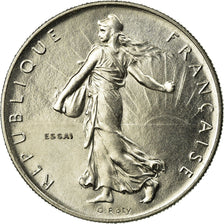 Coin, France, Semeuse, Franc, 1959, Paris, ESSAI, MS(65-70), Nickel, KM:E98