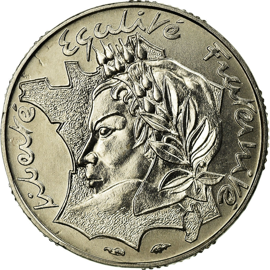 Coin, France, Jimenez, 10 Francs, 1986, Paris, ESSAI, MS(64), Nickel, KM:E132