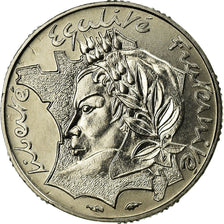 Coin, France, Jimenez, 10 Francs, 1986, Paris, ESSAI, MS(64), Nickel, KM:E132