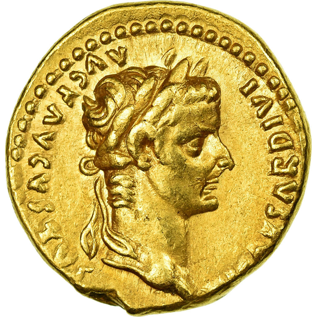 Coin, Tiberius, Aureus, AD 14-37, Lyon - Lugdunum, AU(55-58), Gold, RIC:29