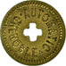 France, 50 Centimes, Token "à consommer", Automatic Grenoble, AU(50-53), Brass