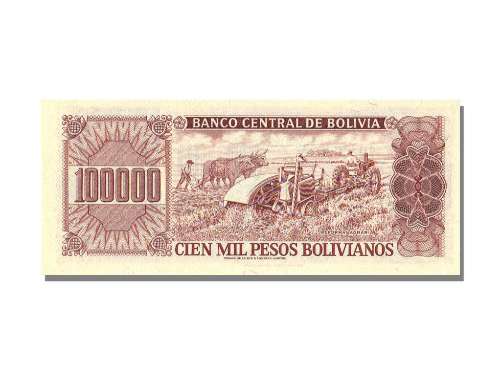 Bolivia, 100,000 Pesos Bolivianos, 1984, KM #171a, 1984-06-05, UNC(65-70), A