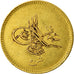 Münze, Ägypten, Abdul Aziz, 50 Qirsh, 1/2 Pound, 1875/AH1277, Misr, SS+, Gold