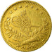 Coin, Turkey, Abdul Aziz, 25 Kurush, 1871/AH1277, Qustantiniyah, EF(40-45)