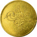 Moneta, Egitto, Abdul Hamid II, 5 Qirsh, 1890/AH1293, Misr, BB+, Oro, KM:298