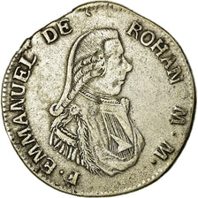 Coin, MALTA, ORDER OF, Emmanuel de Rohan, 2 Scudi, 1796, EF(40-45), Silver