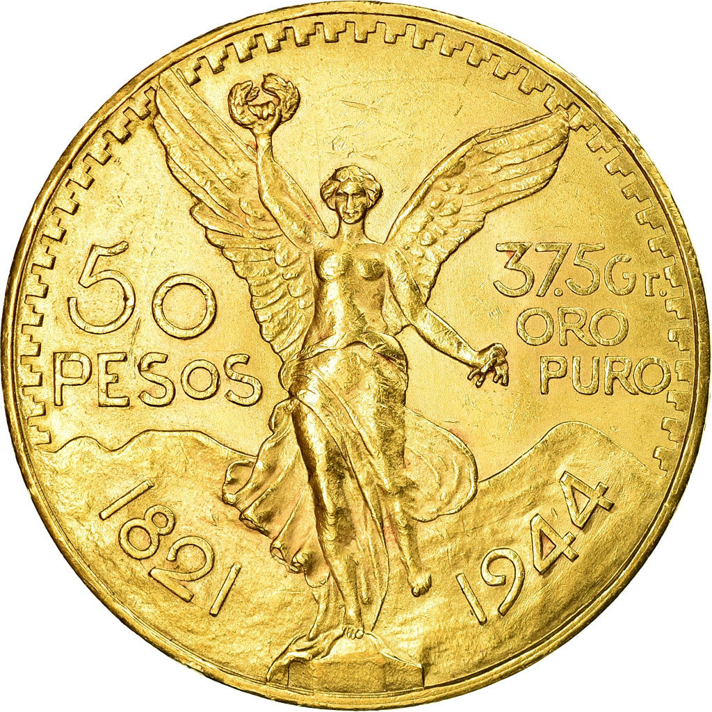 Monnaie, Mexique, 50 Pesos, 1944, Mexico City, SUP, Or, KM:481