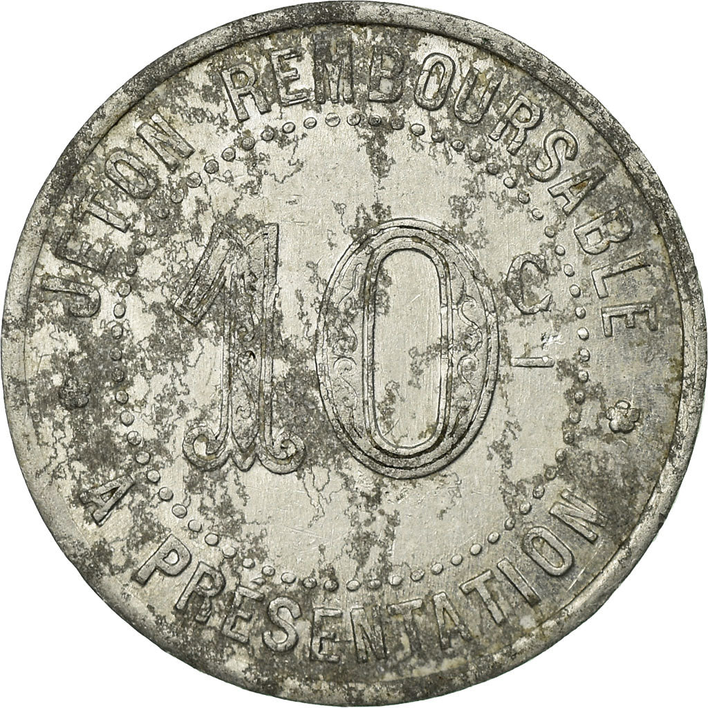 Coin, France, Syndicat de l'Alimentation en gros de l'Hérault, 10 Centimes