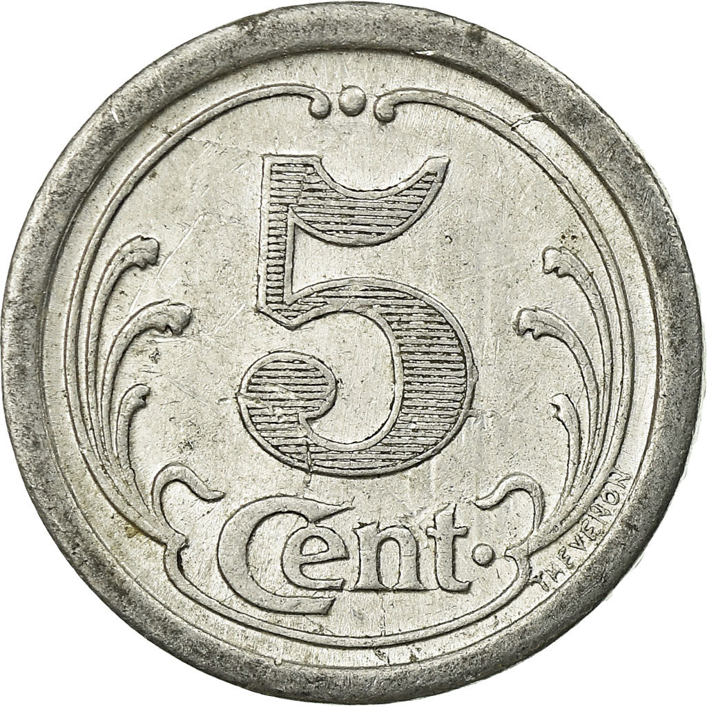 Münze, Frankreich, Union Commerciale et Industrielle, Frévent, 5 Centimes