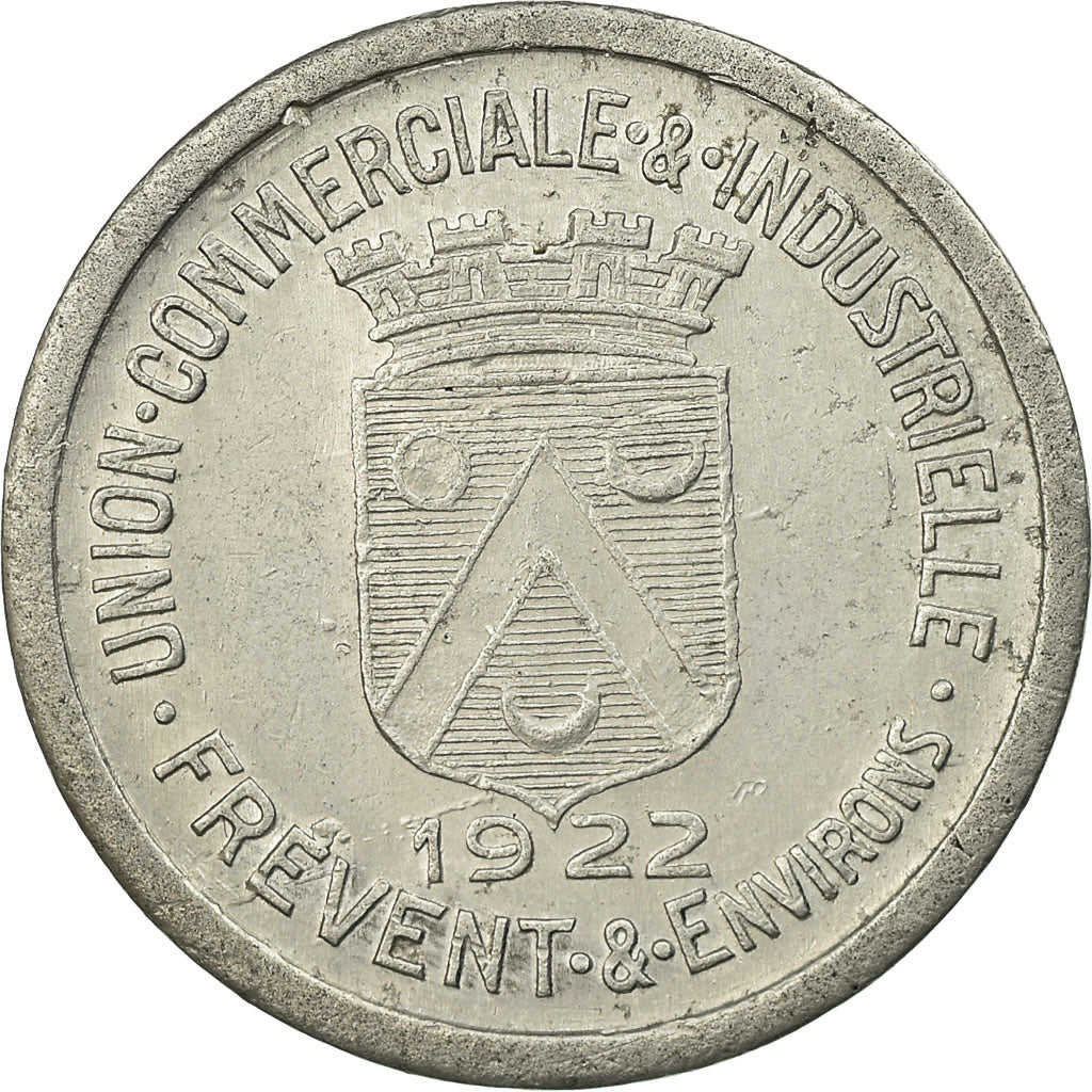 Moneta, Francia, Union Commerciale et Industrielle, Frévent, 10 Centimes, 1922