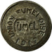 Moneda, Francia, Union Fuméloise, Fumel, 10 Centimes, 1917, MBC, Hierro