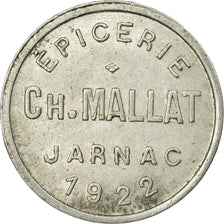Coin, France, Epicerie, Ch.MALLAT, Jarnac, 10 Centimes, 1922, AU(55-58)