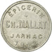 Coin, France, Epicerie, Ch.MALLAT, Jarnac, 10 Centimes, 1922, AU(55-58)