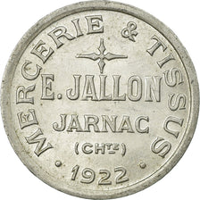 Moneda, Francia, Mercerie et Tissus, E. JALLON, Jarnac, 25 Centimes, 1922, EBC+
