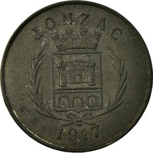 Coin, France, Union des Commerçants, Jonzac, 5 Centimes, 1917, AU(50-53)