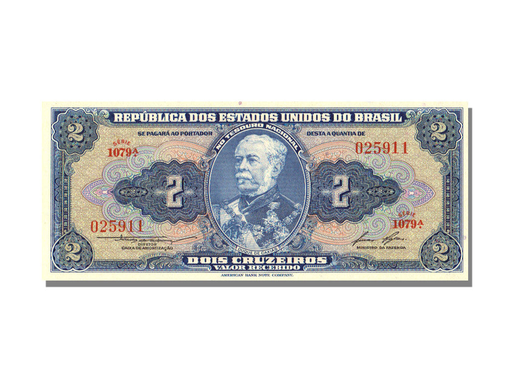 Brazil, 2 Cruzeiros, UNC(65-70)