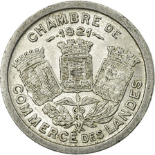 Coin, France, Chambre de Commerce, Landes, 5 Centimes, 1921, AU(55-58)