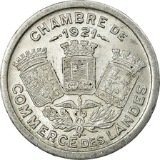 Monnaie, France, Chambre de Commerce, Landes, 10 Centimes, 1921, SUP, Aluminium
