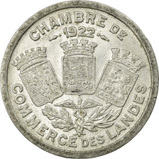 Coin, France, Chambre de Commerce, Landes, 10 Centimes, 1922, AU(50-53)