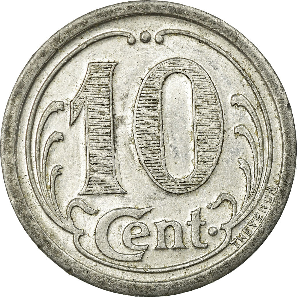 Coin, France, Chambre de Commerce, Landes, 10 Centimes, 1922, AU(50-53)