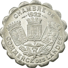 Münze, Frankreich, Chambre de Commerce, Landes, 25 Centimes, 1922, UNZ