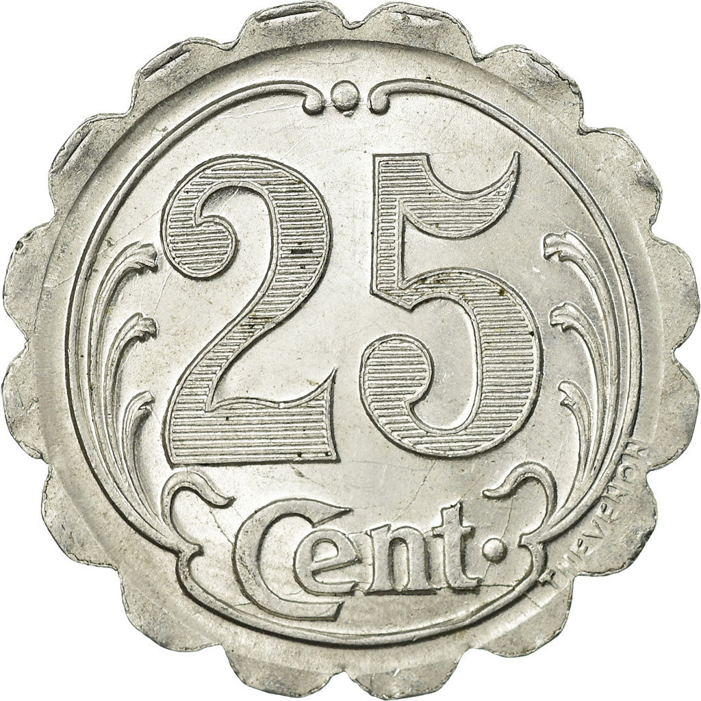 Münze, Frankreich, Chambre de Commerce, Landes, 25 Centimes, 1922, UNZ