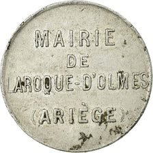 Münze, Frankreich, Mairie, Laroque d'Olmes, 5 Centimes, SS, Aluminium