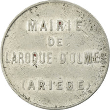 Monnaie, France, Mairie, Laroque d'Olmes, 10 Centimes, TTB, Aluminium, Elie:10.2