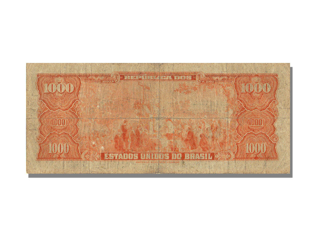 Brazil, 1000 Cruzeiros, KM #156b, EF(40-45), 366A