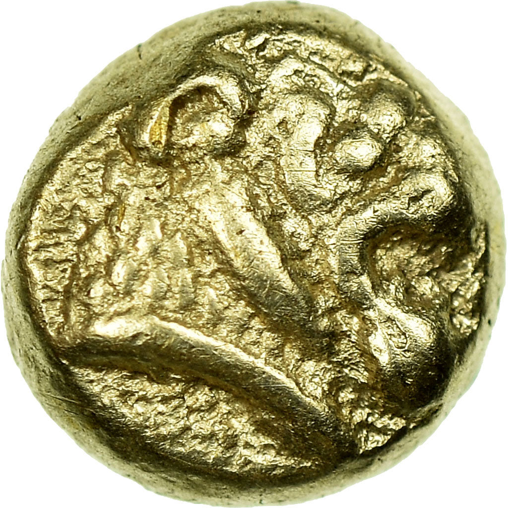 Coin, Lydia, Alyattes, Hemihekte - 1/12 Stater, Sardes, EF(40-45), Electrum