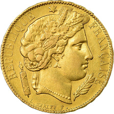 Munten, Frankrijk, Cérès, 20 Francs, 1851, Paris, ZF+, Goud, KM:762