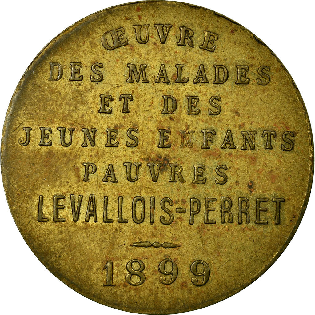 Monnaie, France, Oeuvres des Malades et des Enfants Pauvres, Levallois-Perret, 1