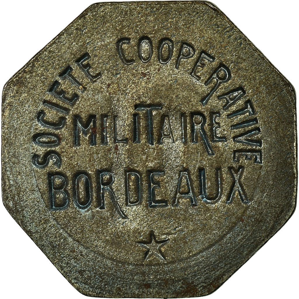 Münze, Frankreich, Société Coopérative Militaire, Bordeaux, 10 Centimes, VZ
