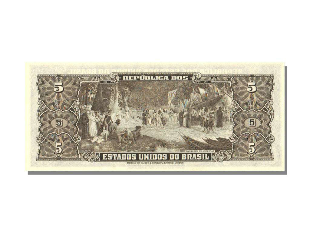 Banknote, Brazil, 5 Cruzeiros, UNC(65-70)