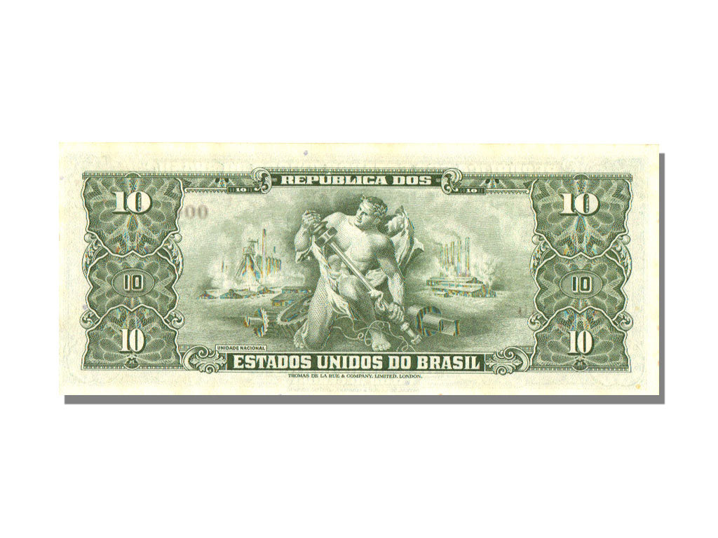 Brazil, 10 Cruzeiros, UNC(65-70)