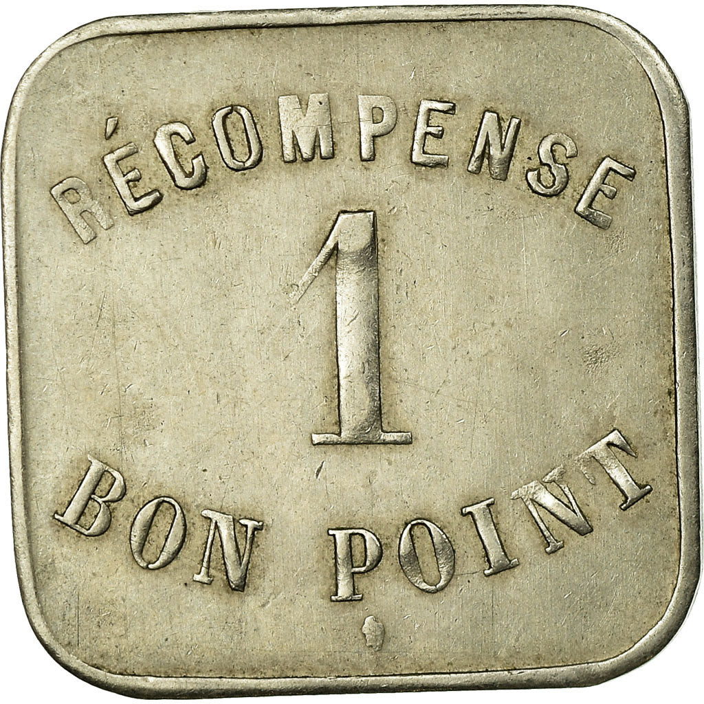 Moneta, Francia, Récompense, Paris, 1 Bon point, BB, Alpacca, Elie:--