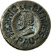 Munten, Frankrijk, Henric lou Biarnes, Pau, 5 Centimes, PR, Iron, Elie:10.1