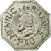 Moneta, Francja, MICHELET O., Pau, 25 Centimes, AU(55-58), Aluminium, Elie:50.3