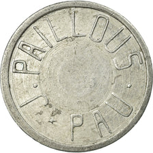 Monnaie, France, PAILLOUS J., Pau, 10 Centimes, TTB, Aluminium, Elie:55.1