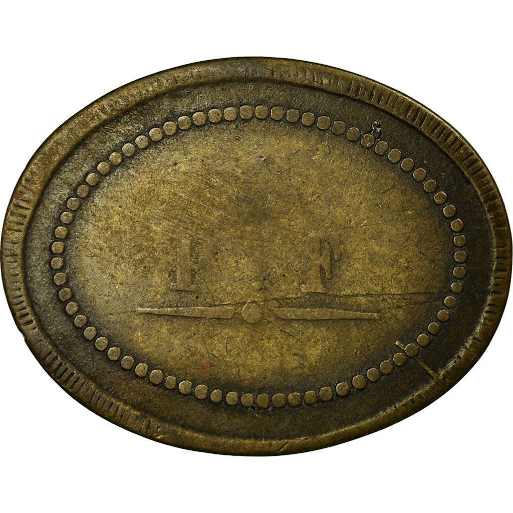 Coin, France, Perret Frères, Sain-Bel, Café, VF(30-35), Brass, Elie:--
