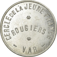 Moeda, França, Cercle de la Jeune France, Rougiers, 0.10 Franc, AU(55-58)